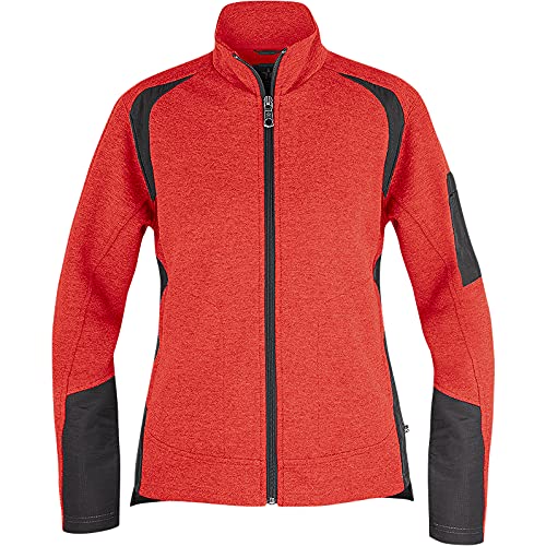 Texstar SWW9 Damen Crew Cardigan, Größe L, Rot von Texstar