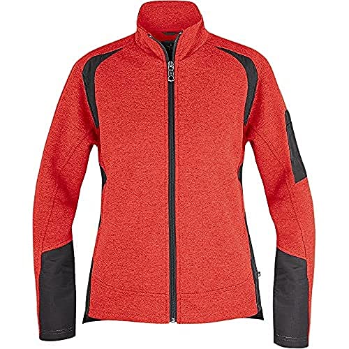 Texstar SWW9 Damen Crew Cardigan, Größe S, Rot von Texstar