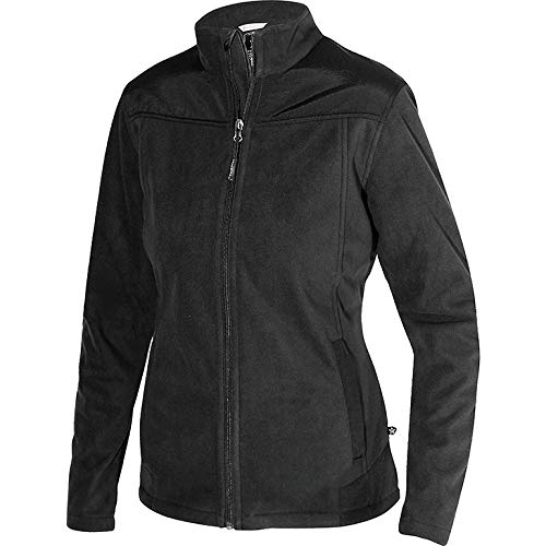 Texstar WJ46 Damen Stretch Fleece Jacke, Größe XL, Schwarz von Texstar