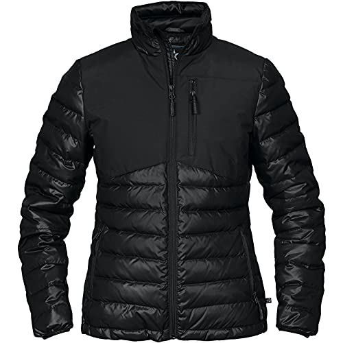 Texstar WJ61 Damen Winter Daunen Jacke, Größe M, Schwarz von Texstar