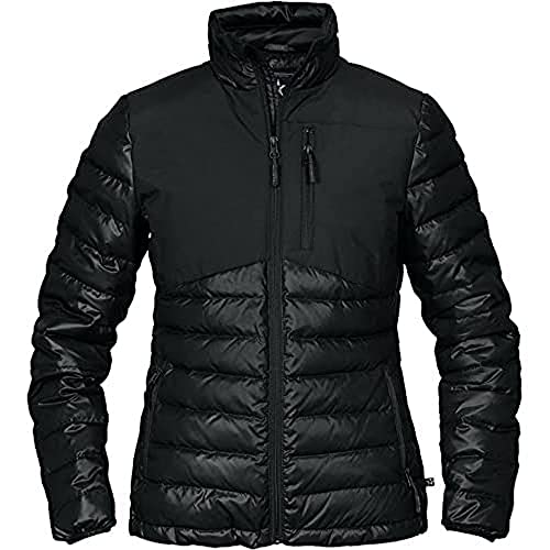 Texstar WJ61 Damen Winter Daunen Jacke, Größe S, Schwarz von Texstar