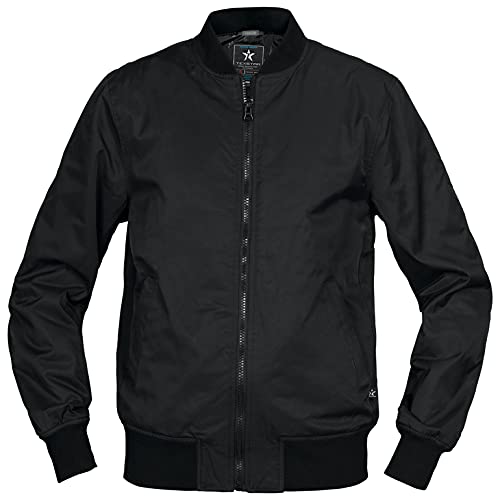 Texstar WJ63 Damen Bomber Jacke, Größe L, Schwarz von Texstar