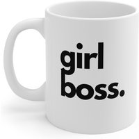 Girl Boss Kaffeebecher, Staff Mitglied Tasse, Business Büro Kaffeebecher, Arbeitsleben Kollegin Geschenk, Frauen in Tasse von TextBoxStudio