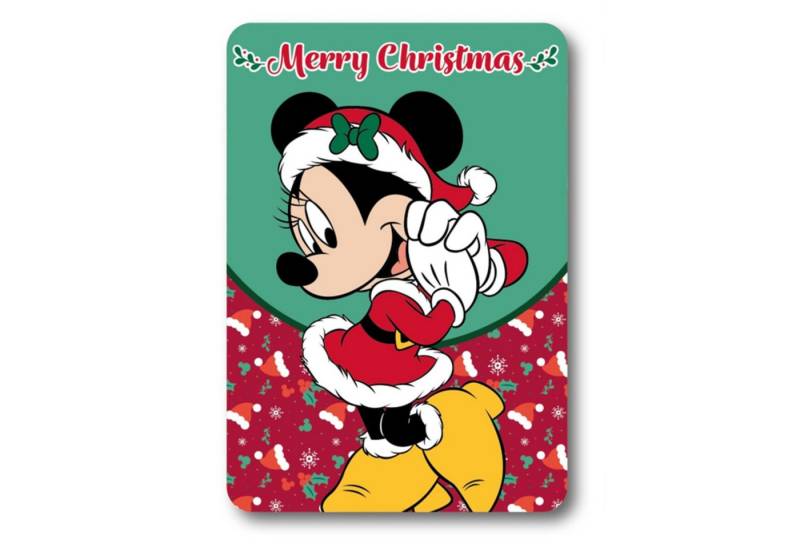 Wohndecke Disney Minnie Merry Christmas bedruckt Kuscheldecke Fleece 100x140, Textiel Trade B.V. Wohndecke Disney Minnie Merry Christmas bedruckt Kuscheldecke Fleece 100x140, Textiel Trade B.V. von Textiel Trade B.V.