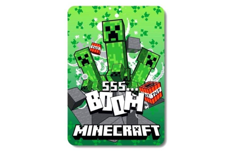 Wohndecke Minecraft Fleecedecke – Weiche Kuscheldecke 100 % Polyester 140x100 cm, Textiel Trade B.V. Wohndecke Minecraft Fleecedecke – Weiche Kuscheldecke 100 % Polyester 140x100 cm, Textiel Trade B.V. von Textiel Trade B.V.