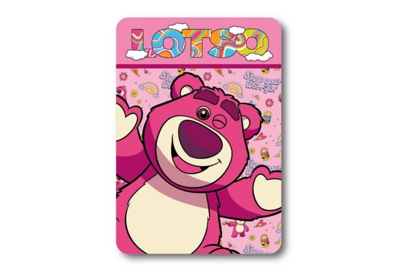 Wohndecke Toy Story Lotso Decke Fleece 100x140 Warm Kinderbett Kuschelig, Textiel Trade B.V. von Textiel Trade B.V.
