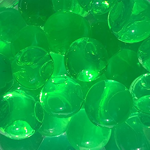 Eurosand RIESEN AQUALINOS/Gelkugeln (ca 4-7 cm) 50 Gramm. Für ca 3 Liter Deko. In GRÜN -50 von Eurosand