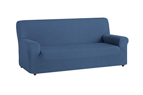 Textil-home Elastischer Sofabezug TEIDE, Sofahusse Couchbezug - 1 Sitzer - 70 a 100 cm. Farbe Blau von Textil-home