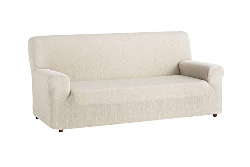 Textil-home Elastischer Sofabezug TEIDE, Sofahusse Couchbezug - 1 Sitzer - 70 a 100 cm. Farbe Elfenbein von Textil-home