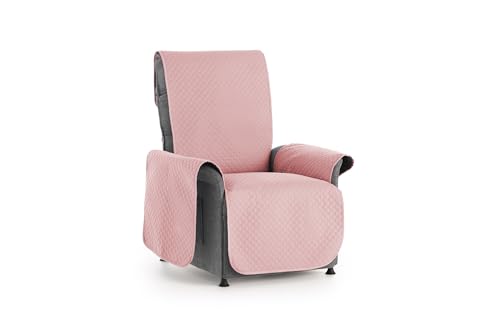 Textil-home Sesselschoner Sofaüberwurf Adele, 1 Sitzer/Relax - Reversibel gepolsterter Sofaschutz. Farbe Pinke von Textil-home