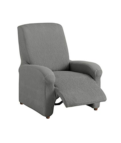 Textil-home Stretchhusse für Relaxsessel Komplett TEIDE, 1 Sitzer - 70 a 100Cm. Farbe Grey von Textil-home