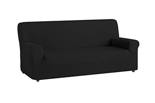 Textilhome Sofa Überzug 3 Sitzer – Moderner Jacquard Sofabezug, Elastische Couch Überzug Sofahusse, Schutz für Hunde & Haustiere, Sofa Cover 180-240 cm. Schwarz Textilhome Sofa Überzug 3 Sitzer – Moderner Jacquard Sofabezug, Elastische Couch Überzug Sofahusse, Schutz für Hunde & Haustiere, Sofa Cover 180-240 cm. Schwarz von Textil-home