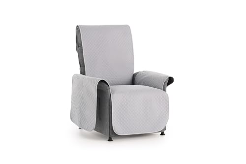 Textilhome Sofa Überzug Adele, Universeller Sofabezug, Couch Überzug, SofaÜberwurf Gepolstert, Sofaschoner Schutzdecke für 1 Sitzer, Haustierfreundlich, Farbe Hellgrau, 55 cm Textilhome Sofa Überzug Adele, Universeller Sofabezug, Couch Überzug, SofaÜberwurf Gepolstert, Sofaschoner Schutzdecke für 1 Sitzer, Haustierfreundlich, Farbe Hellgrau, 55 cm von Textil-home