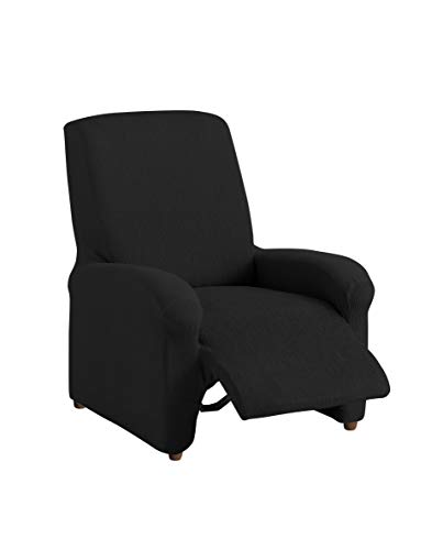 Textil-home Stretchhusse für Relaxsessel Komplett TEIDE, 1 Sitzer - 70 a 100Cm. Farbe Schwarz von Textil-home