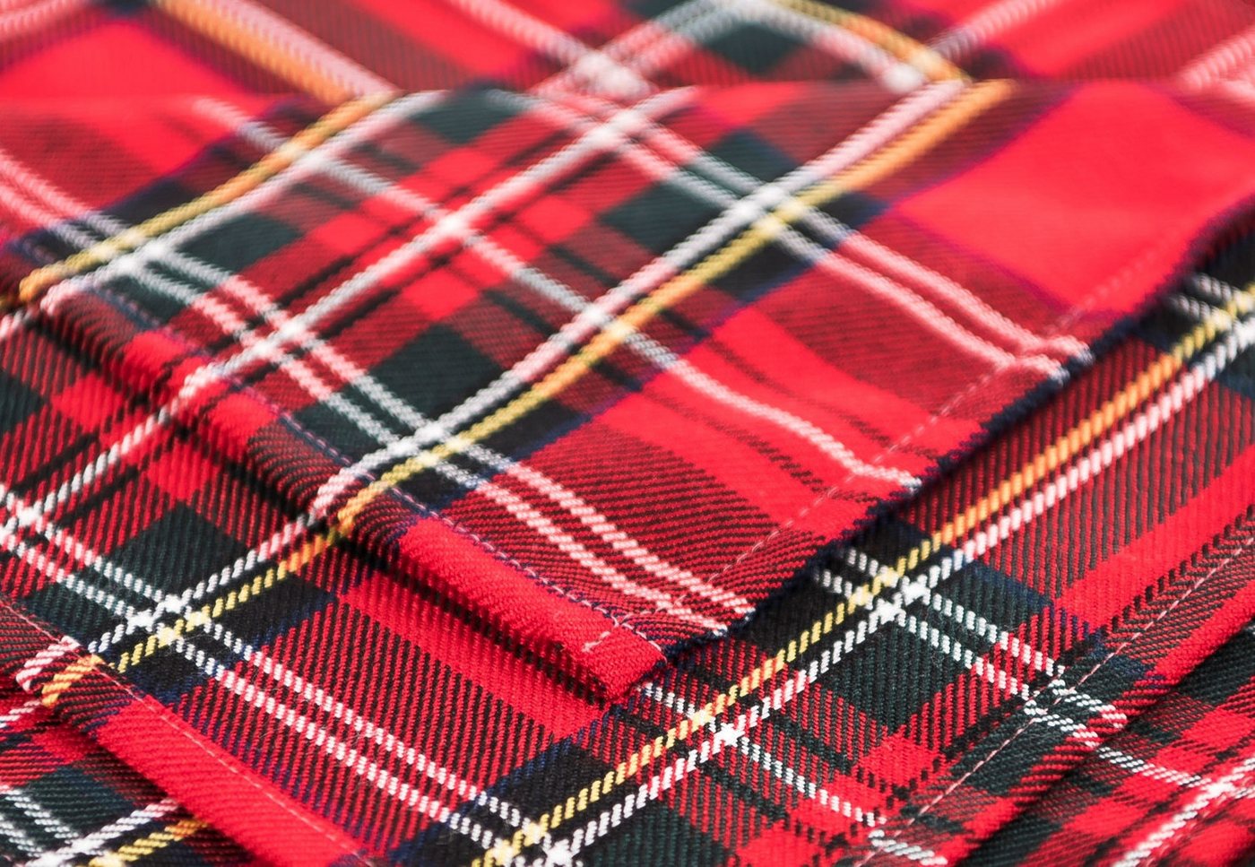 Kissenhülle mit Schottenkaro - Landhaus - mit Reißverschluss - Tartan, TextilDepot24, mit Reißverschluss von TextilDepot24