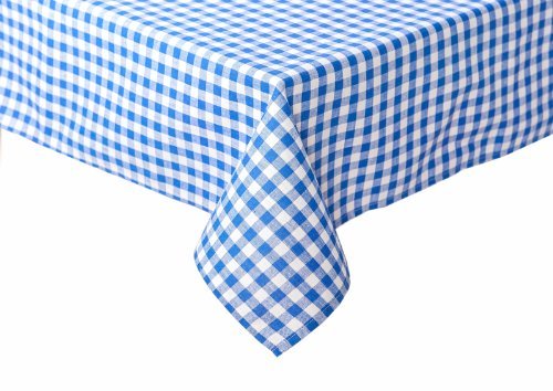 texpot Landhaus Tischdecken in Karo Farbe und Größe wählbar 100% Baumwolle (blau-weiß kariert, 130x220 cm eckig) von texpot