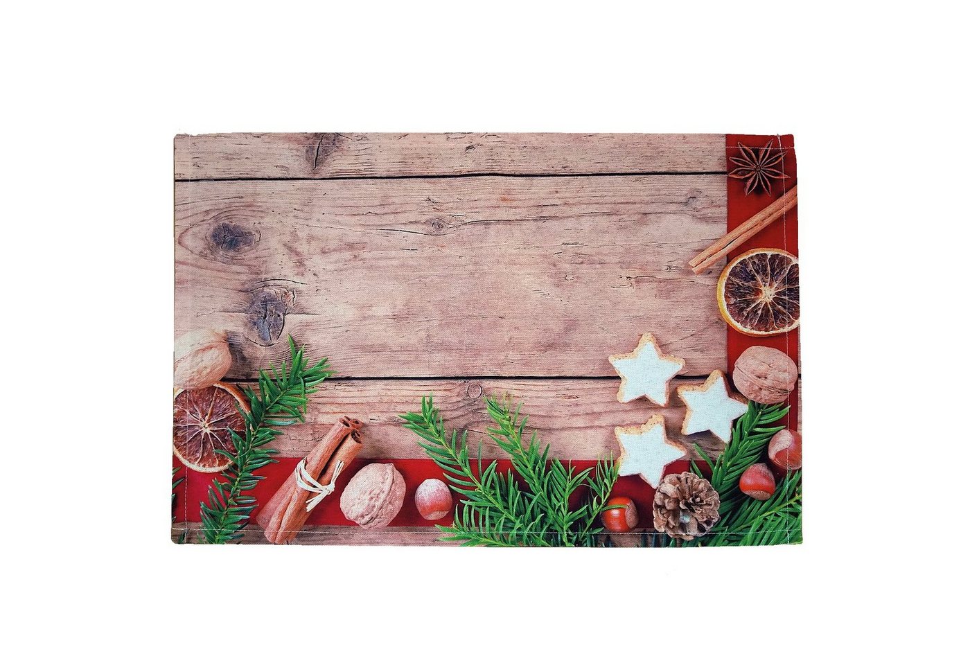 Platzset, Tischset verschiedene Druckmotive 30 x 45 cm Sommer Weihnachten Herbst, texpot, (2-St), bedruckt von texpot