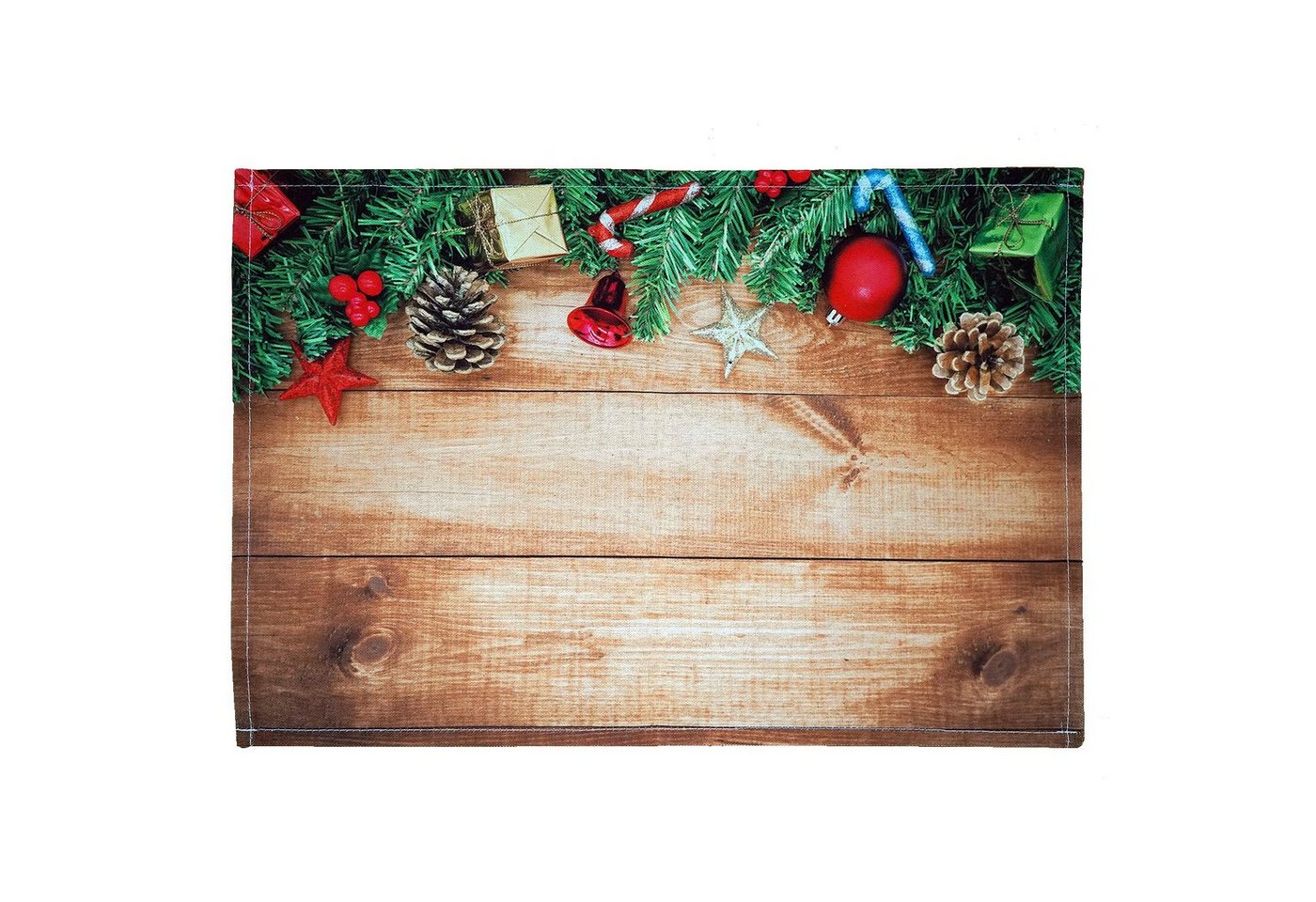 Platzset, Tischset verschiedene Druckmotive 30 x 45 cm Sommer Weihnachten Herbst, texpot, (2-St), bedruckt von texpot