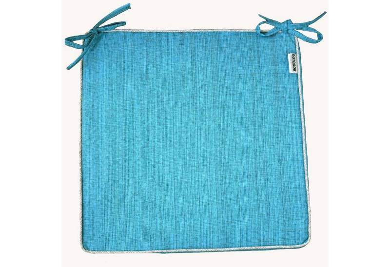 texpot Sitzkissen 42 x 42 cm meliert Lotuseffekt Outdoor wetterbeständig, 2er Set von texpot