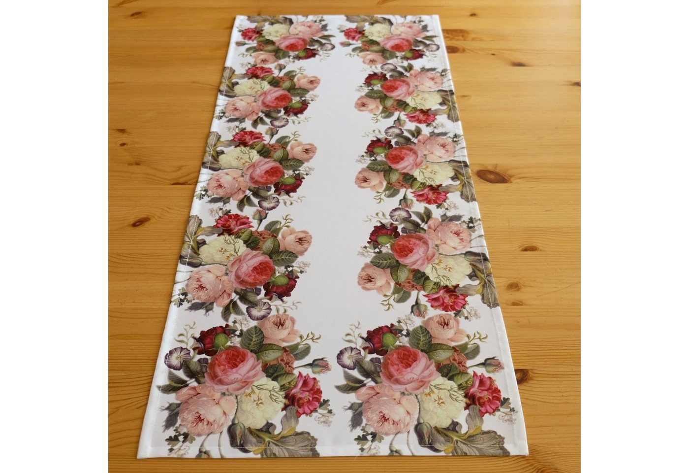 TextilDepot24 Tischdecke mit Druckmotiv Rosen Ostern Frühling, bedruckt von TextilDepot24