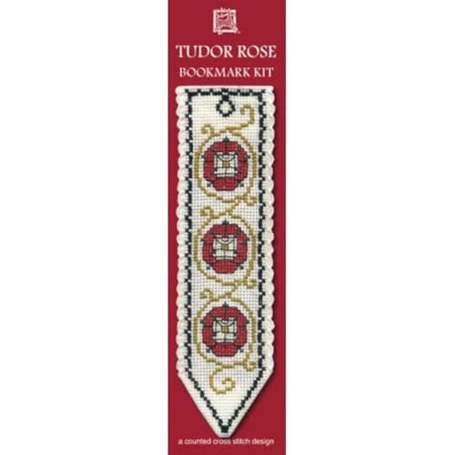 Textile Heritage Collection Cross Stitch Bookmark Kit - Tudor Rose by Textile Heritage Textile Heritage Collection Cross Stitch Bookmark Kit - Tudor Rose by Textile Heritage von Textile Heritage