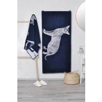 Abessinier Katze Baumwoll Badetuch Webtuch Für Katzenliebhaber Abessinier Katze Baumwoll Badetuch Webtuch Für Katzenliebhaber von TextileIdea