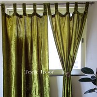 Moos Grün Samt Vorhang Boho Fenster Raumteiler Benutzerdefinierte Hochwertige Extra Groß Drapieren Vorhänge Panel Esszimmer von TextileTresor