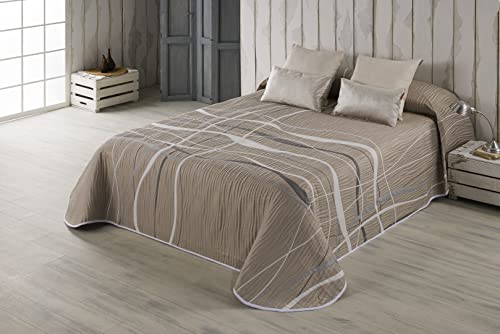 Tagesdecke Piqué Miranda für Betten mit 150 cm Breite (250 x 270 cm), Farbe: von Textilia