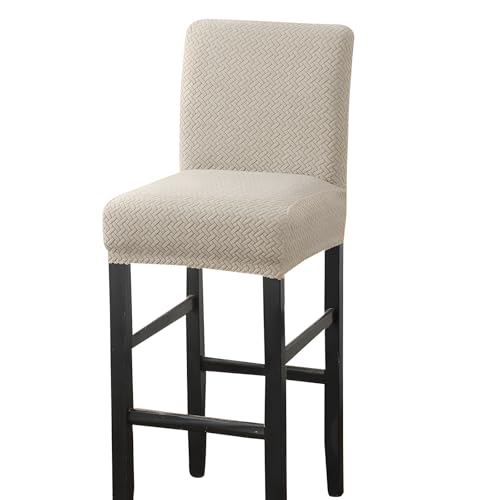 Texvora Elastischer Barhocker-Bezug, wasserdichter Stuhlschutz, abnehmbar, maschinenwaschbar, einfach anzubringendes Design von Texvora