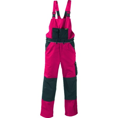 Berufslatzhose AMAZONAS 8333, rot/schwarz, Größe 56 von Texxor