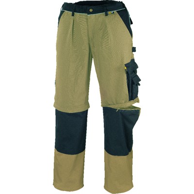 Bundhose TOBAGO 8350, khaki/schwarz, Größe 25 von Texxor