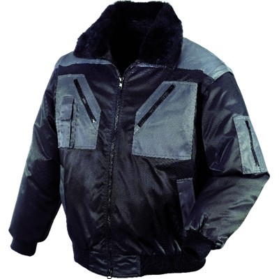 Piloten-Jacke OSLO 4170, schwarz/anthrazit, Größe 3XL von Texxor