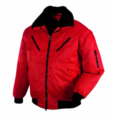 Piloten-Jacke OSLO 4172, rot, Größe L von Texxor