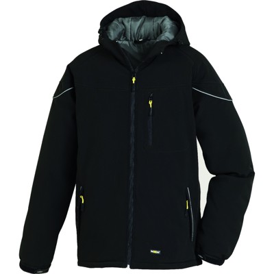 Softshelljacke VAIL 4138, schwarz, Größe L von Texxor