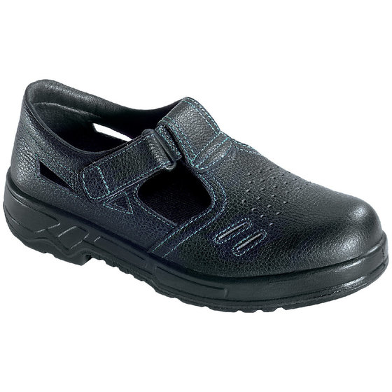 teXXor® - Sicherheitssandale GAP 6111, S1 SRC, schwarz, W11, Größe 47 von Texxor