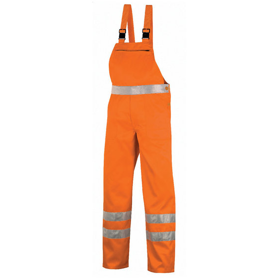 teXXor® - Warnschutz-Latzhose HAMILTON 4304, warnorange, Größe 46 von Texxor