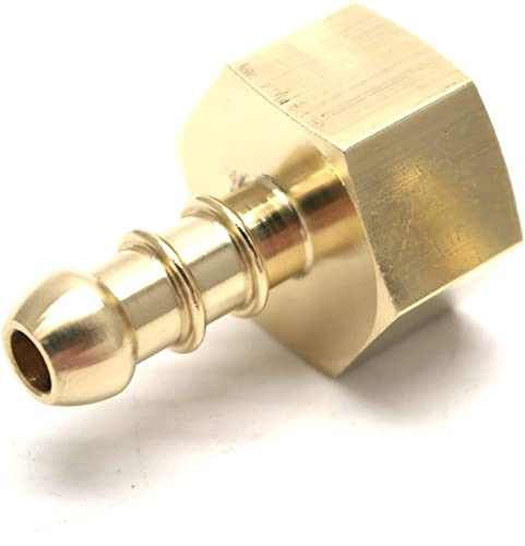 1,27 cm BSP-Buchse auf LPG-Fulham-Düse auf 8 mm I/D-Schlauch 1,27 cm BSP-Buchse auf LPG-Fulham-Düse auf 8 mm I/D-Schlauch von Tezla