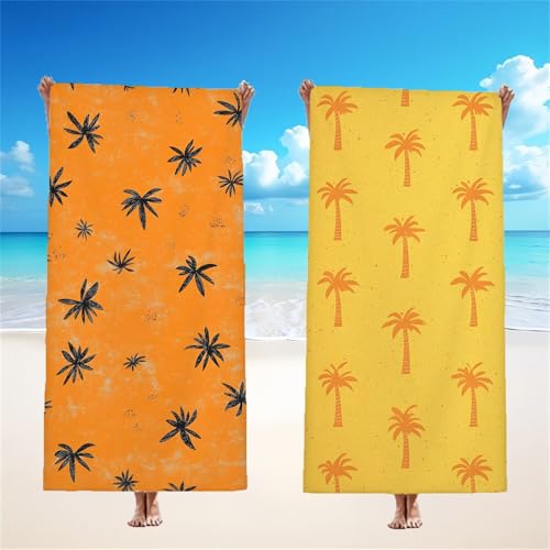 Blätter Strandtuch XXL 2er Set 220x100cm, Einfachheit Mikrofaser Handtuch Ultra Saugfähig Schnelltrocknendes Leichtes Stranddecke Sandfrei Badetuch, Strandhandtuch groß für Urlaub Schwimmen, Model286 Blätter Strandtuch XXL 2er Set 220x100cm, Einfachheit Mikrofaser Handtuch Ultra Saugfähig Schnelltrocknendes Leichtes Stranddecke Sandfrei Badetuch, Strandhandtuch groß für Urlaub Schwimmen, Model286 von Tgllzzca