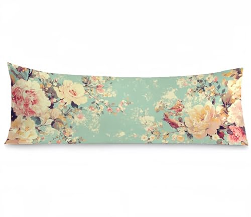 Seitenschläferkissen Bezug 40 x 120, Retro Kissenbezug 40x120 kissen seitenschläfer Blumen Muster Samt Kissenbezüge, Doppelseitig Drucken mit Reißverschluss für Sofa Wohnzimmer Schlafzimmer, Model1234 Seitenschläferkissen Bezug 40 x 120, Retro Kissenbezug 40x120 kissen seitenschläfer Blumen Muster Samt Kissenbezüge, Doppelseitig Drucken mit Reißverschluss für Sofa Wohnzimmer Schlafzimmer, Model1234 von Tgllzzca