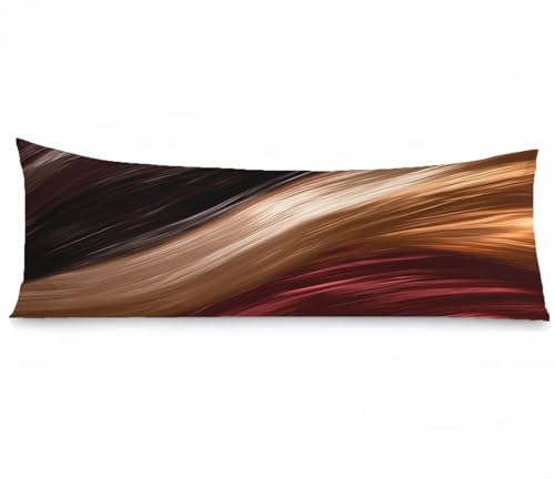 Seitenschläferkissen Bezug 50 x 150, Streifen Kissenbezug 50x150 Kissen seitenschläfer Einfach Muster Samt Weich Kissenbezüge, Doppelseitig Drucken mit Reißverschluss für Sofa Schlafzimmer, Model1282 Seitenschläferkissen Bezug 50 x 150, Streifen Kissenbezug 50x150 Kissen seitenschläfer Einfach Muster Samt Weich Kissenbezüge, Doppelseitig Drucken mit Reißverschluss für Sofa Schlafzimmer, Model1282 von Tgllzzca