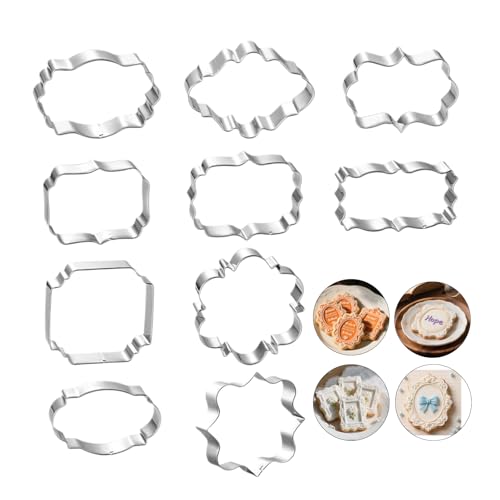 10 Stück Fondant Ausstecher Set Keksausstecher Ausstechformen Set Plätzchen Ausstecher für Hochzeit Geburtstag Party von Tgsedr