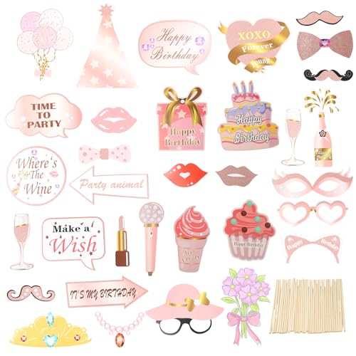 33 Stück Fotobox Accessoires Roségold Lustige Foto Requisiten für Geburtstag Party Vintage Glitzer Fotorequisiten Fotobox Dekoration Foto Booth Zubehör für Kinder Mädchen Erwachsene 33 Stück Fotobox Accessoires Roségold Lustige Foto Requisiten für Geburtstag Party Vintage Glitzer Fotorequisiten Fotobox Dekoration Foto Booth Zubehör für Kinder Mädchen Erwachsene von Tgsedr