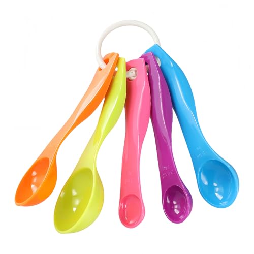 5 Stück Messlöffel Gramm Messlöffel Set Bunt Kunststoffmesslöffel mit Unterschiedlichen Kapazitäten Portionierlöffel Farbmesslöffel Messlöffelset für Flüssigkeits und Pulvermessgeräte 5 Stück Messlöffel Gramm Messlöffel Set Bunt Kunststoffmesslöffel mit Unterschiedlichen Kapazitäten Portionierlöffel Farbmesslöffel Messlöffelset für Flüssigkeits und Pulvermessgeräte von Tgsedr