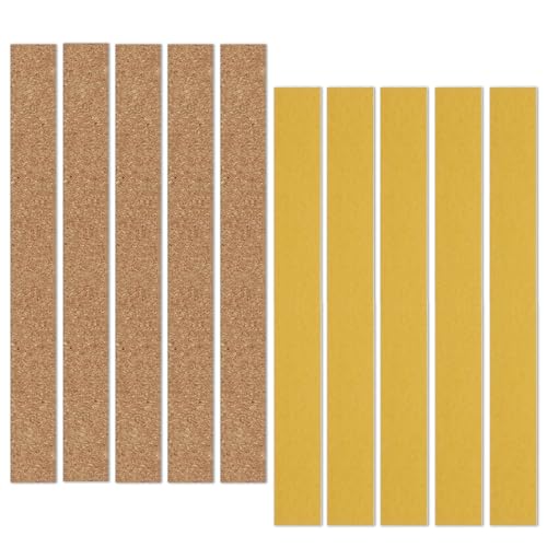 Tgsedr 10 Stück Korkenstreifen Selbstklebend Zum Anpassen Der Hutgröße Hut Verkleinerungsband Weiches Hutband Innen Selbstklebend Einfach Anwendbare Korkeinlagen 200 x 20 x 2mm von Tgsedr