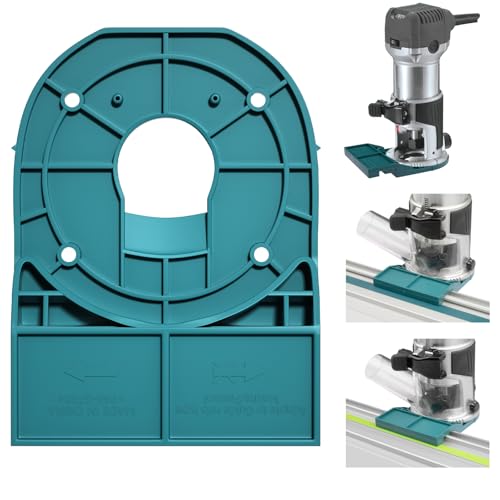 Schienensäge-Führungsschienenadapter kompatibel für Makita Führungsschienenadapter kompatibel für 18V RT0701C XTR01Z DRT50 RT0700C Kantenführungsadapter von ThagBrco