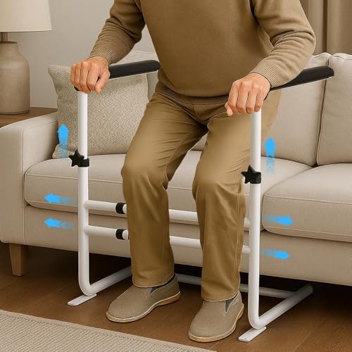 Thaijoy Aufstehhilfe Sofa, 6 Höhenverstellbar und 3 Breitenverstellbar Couch-Hebehilfe, Mobilitätshilfe für den Alltag für Senioren, Patienten und Behinderte von Thaijoy