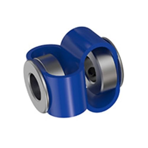 Flexibel Anschluss 1 stück D23 L24 8 Schriftart Encoder Kupplung Doppelschleife Paar Flexible Aluminiumlegierung CNC 3D Drucker Elektrischer Anschluss Klemmung Ausfahren(6mm x 8mm) von Thalawirefix