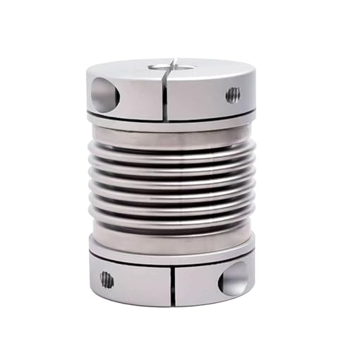 Flexibel Anschluss 1 stück D40 L55 Wellkupplung Aluminiumlegierung Schrittmotorkoppler 3D-Drucker Wellenkupplungen Klemmung Ausfahren(12x16mm) von Thalawirefix