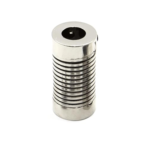 Flexibel Anschluss 1 stücke D16L25 Federkupplung Kleinmotor Elastischer Schrittmotor Flexibles Gewinde Exzentrischer Winkel Aluminiumlegierung Encoderkupplung Klemmung Ausfahren(8X8mm) von Thalawirefix