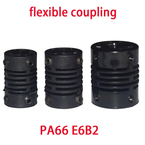 Flexibel Anschluss 1 stücke Kunststoff Elastische Kupplung Encoder PA66 E6B2 Serie Gewidmet Kupplung 3D Drucker Zubehör Klemmung Ausfahren(D19L23 8mm to 8mm) von Thalawirefix